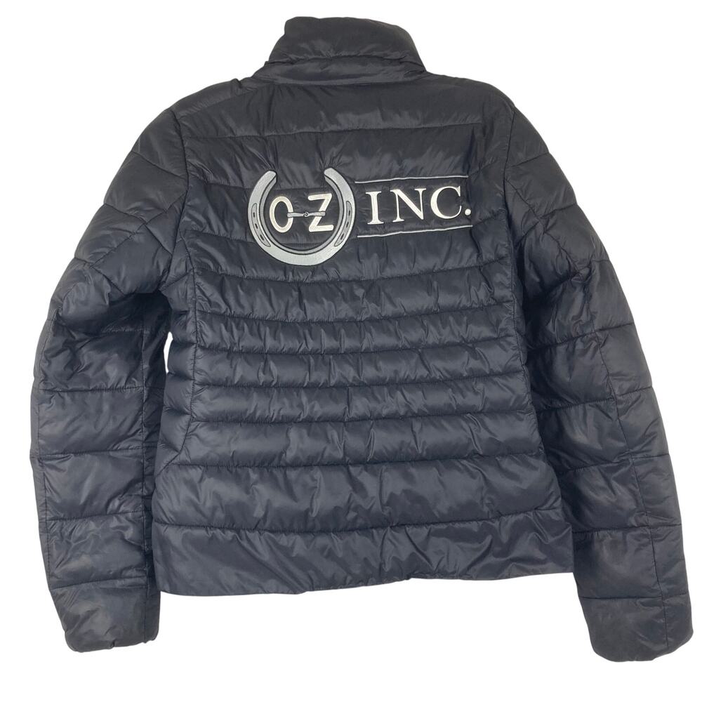 Save the Duck Carly Lightweight 2/M Women Black Puffer Jacket Oz Inc Vegan READ